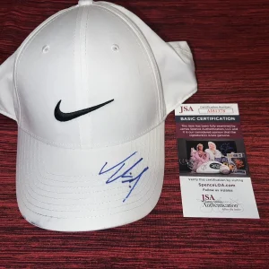 Tom Kim Signed Official Nike Hat Superstar PGA Superstar JSA Auth #2