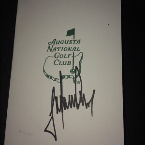 Trevor Immelman Signed/Auto Official Masters Scorecard 2008 Champion COA