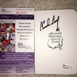 Charles Coody Signed/Auto Official Masters Scorecard 1971 Champion JSA #3