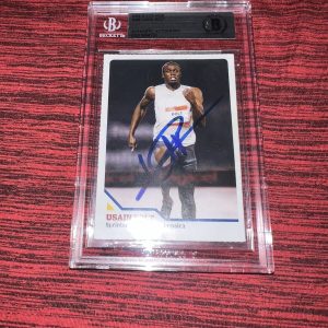 Usain Bolt Signed 2008 SI For Kids Trading Card Rookie Jamaica Legend Beckett #2