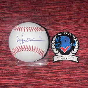 Yoshitomo Tsutsugo Signed Official Major League Baseball Japan Star Beckett