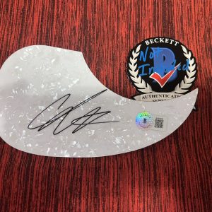 Chris Lane Signed Acoustic Pickguard Country Music Superstar Beckett #5