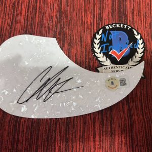 Chris Lane Signed Acoustic Pickguard Country Music Superstar Beckett #7