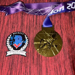 Carli Lloyd Signed 2012 London Olympics Replica Gold Medal Team USA Beckett