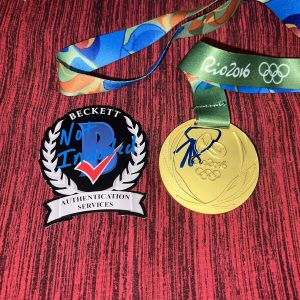 Monica Puig Signed 2016 Rio Olympics Replica Gold Medal Tennis Star Beckett #2