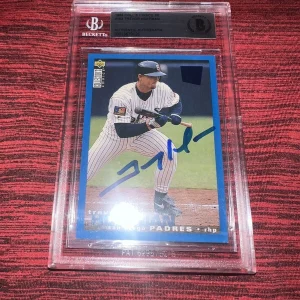 Trevor Hoffman Signed 1995 Collector’s Choice SE Trading Card Rookie Beckett