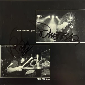 Pantera Dimebag Diamond Darrell & Vinnie Paul SIGNED Cowboys From Hell CD PROOF