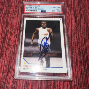 Usain Bolt Signed 2008 SI For Kids Trading Card Rookie Jamaica Legend PSA/DNA #3