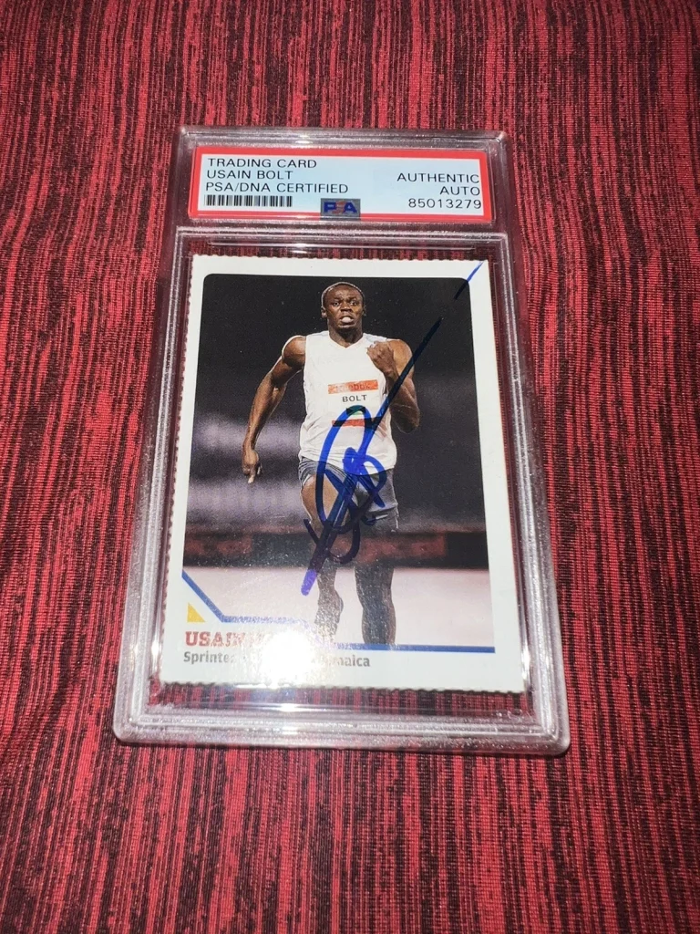 Usain Bolt Signed 2008 SI For Kids Trading Card Rookie Jamaica Legend PSA/DNA #3