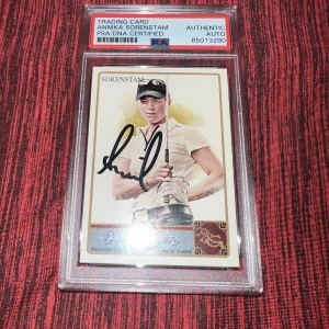 Annika Sörenstam Signed 2011 Allen & Ginter Trading Card Legend PSA/DNA