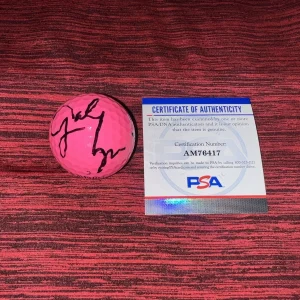 Gaby López Signed Pink Calloway Golf HOF Golf Ball LPGA Legend PSA/DNA