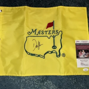 Dustin Johnson Official Undated Masters Flag 2020 Masters Champion JSA Auth