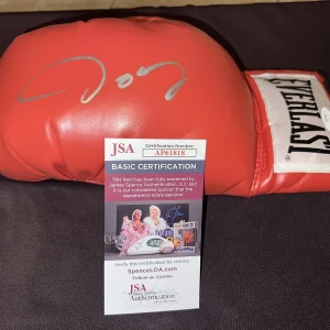 Oscar De La Hoya Signed Everlast Boxing Glove Golden Boy Legend JSA Auth #2