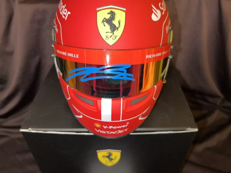 Charles Leclerc Signed Official 2023 Season Mini Helmet 1:2 Ferrari PSA/DNA