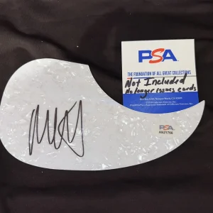 Matt Healy Signed Acoustic Pickguard 1975 Band Lead Singer Star PSA/DNA #5