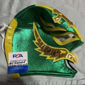 Rey Mysterio Signed WWE Lucha Libre Mask Wrestling Legend PSA/DNA