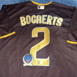 Xander Bogaerts Signed San Diego Padres Jersey Superstar Slugger Beckett #2