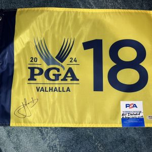 Cameron Cam Smith Signed Official 2024 PGA Championship Flag Valhalla Golf PSA