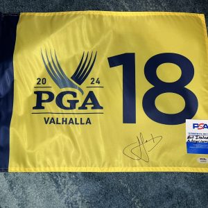 Cameron Cam Smith Signed Official 2024 PGA Championship Flag Valhalla Golf PSA 2