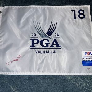 Jon Rahm Signed Official 2024 PGA Championship Flag Valhalla Golf PSA/DNA