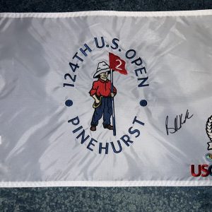 Brooks Koepka Signed Official 2024 US Open Championship Flag Pinehurst BAS #2