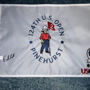 Brooks Koepka Signed Official 2024 US Open Championship Flag Pinehurst BAS #5