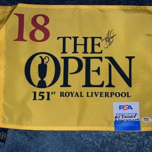 Brian Harman Signed Official 151st Open Championship Flag British Champ PSA/DNA