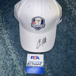 Tyrrell Hatton Signed 2023 Ryder Cup Hat Europe Champions PSA/DNA #3