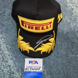 Jack Doohan Signed Pirelli Podium Hat Alpine Rookie Star Driver PSA/DNA #4