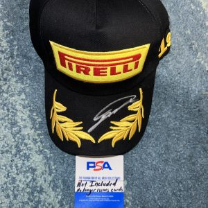 Jack Doohan Signed Pirelli Podium Hat Alpine Rookie Star Driver PSA/DNA #6