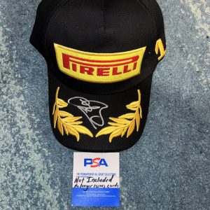 Jenson Button Signed Pirelli Podium Hat 2009 Formula 1 Champion PSA/DNA