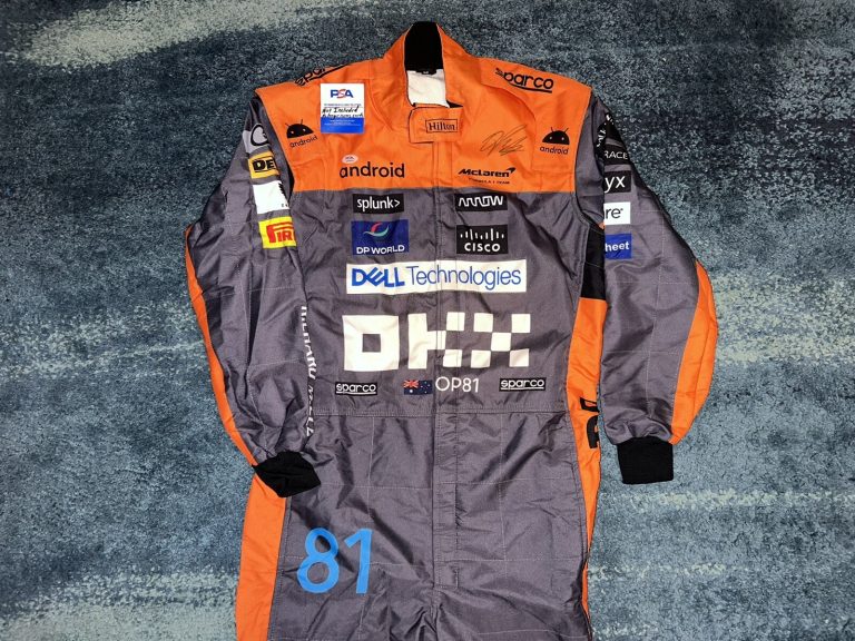 Oscar Piastri Signed Full Size McLaren 2023 Season Race Suit Legend PSA/DNA