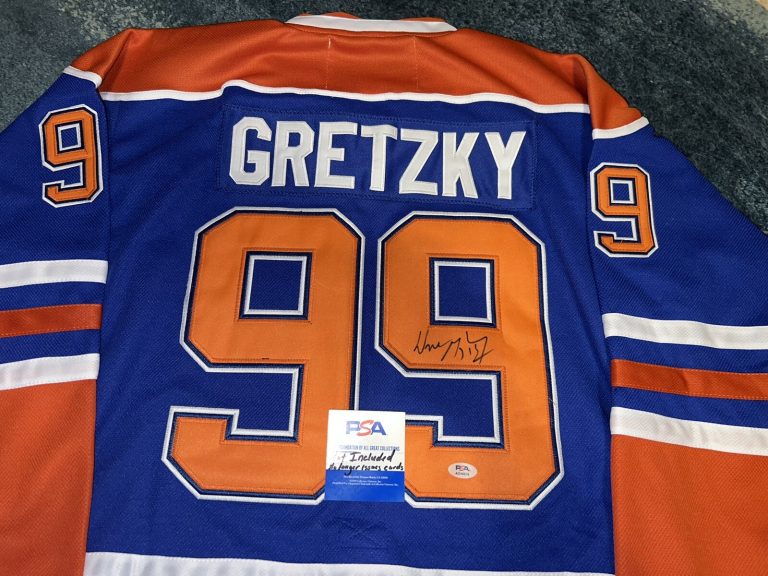 Wayne Gretzky Signed Edmonton Oilers Jersey Legend The Great One PSA/DNA #3