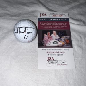 Thorbjorn Olesen Signed Official Titleist Golf Ball PGA Champion JSA Cert