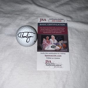 Thorbjorn Olesen Signed Official Titleist Golf Ball PGA Champion JSA Cert #2