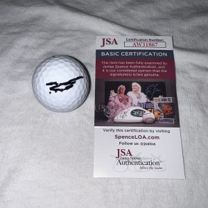 Tom Kim Signed Official Titleist Golf Ball PGA Champion JSA Cert