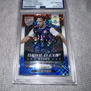 Landon Donovan Signed Official 2015 Panini World Cup Trading Card PSA/DNA