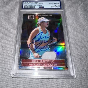Anna Leigh Waters Signed Official 2023 Leaf Pro Set Trading Card Star PSA/DNA #2