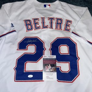 Adrian Beltre Signed Texas Rangers Jersey 2024 Hall Of Fame Inductee JSA Auth
