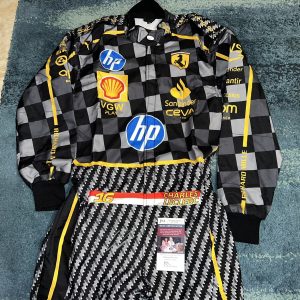 Charles Leclerc Signed Full Size Ferrari 2024 Monza GP Race Suit Champ JSA Auth