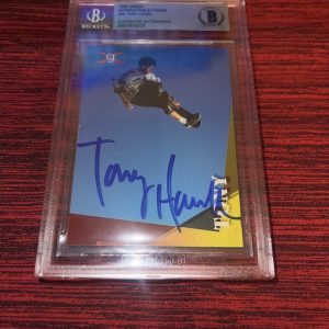 Tony Hawk Signed 1994 Vision Generation Extreme Trading Card Legend Beckett #2