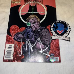 Christian Bale Signed Official DC The Dark Knight Comic Book Batman Beckett #5