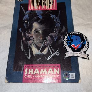 Christian Bale Signed Official DC The Dark Knight Comic Book Batman Beckett #7