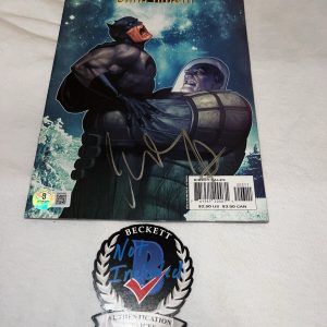 Christian Bale Signed Official DC The Dark Knight Comic Book Legend Beckett #12