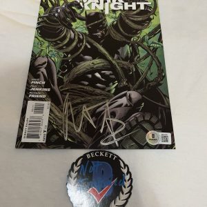 Christian Bale Signed Official DC The Dark Knight Comic Book Legend Beckett #13