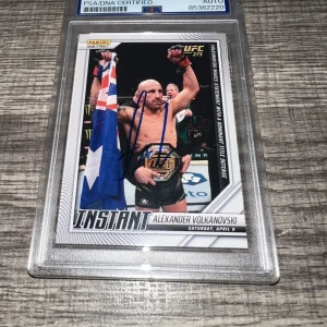 Alexander Volkanovski Signed UFC 273 Panini Instant Card Champ PSA/DNA