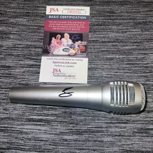 AJ McLean Signed Microphone Backstreet Boys Superstar Legend JSA Auth