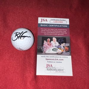 Brian Harman Signed Official Titleist Golf Ball PGA British Champion JSA Cert