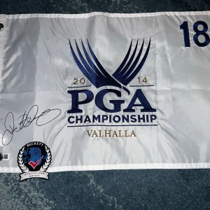 Rory McIlroy Signed Official 2014 PGA Championship Flag Winner Beckett #2