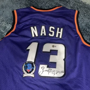 Steve Nash Signed Phoenix Suns Jersey All Star Hall Of Fame 2x MVP Beckett #2